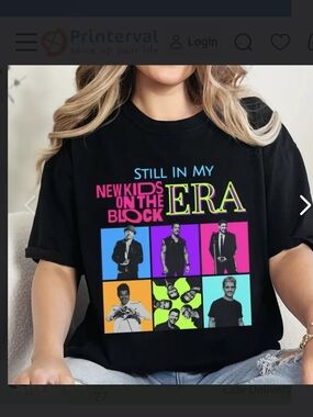Graphic Tee: NEW KIDS ON THE BLOCK Size 2XL Black
